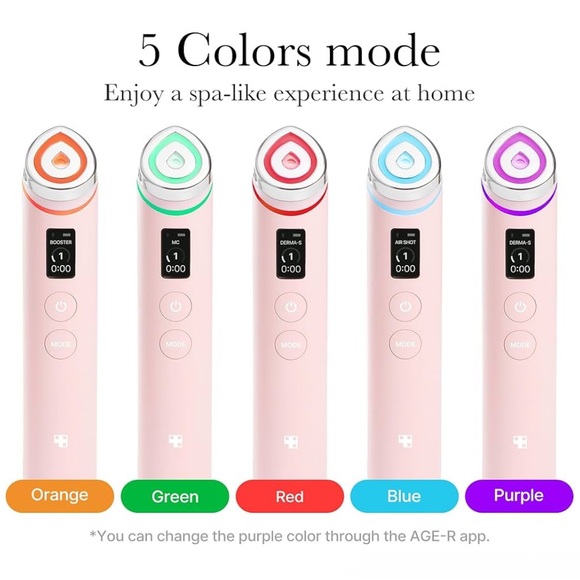 NIB Medicube Age-R BoosterPro 6-IN-1 Real GlassGlowMassager KoreanSkin ORG$220 P
